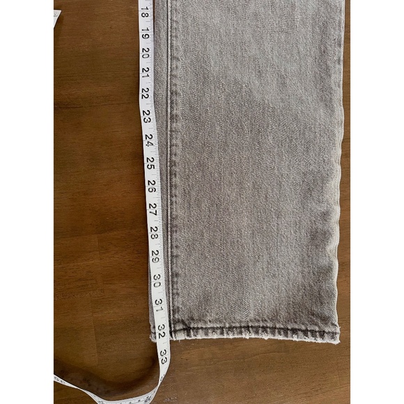 Levi's Premium 551 Z Straight Men's Jeans Gray 34 Waist 100% Cotton - Picture 5 of 10